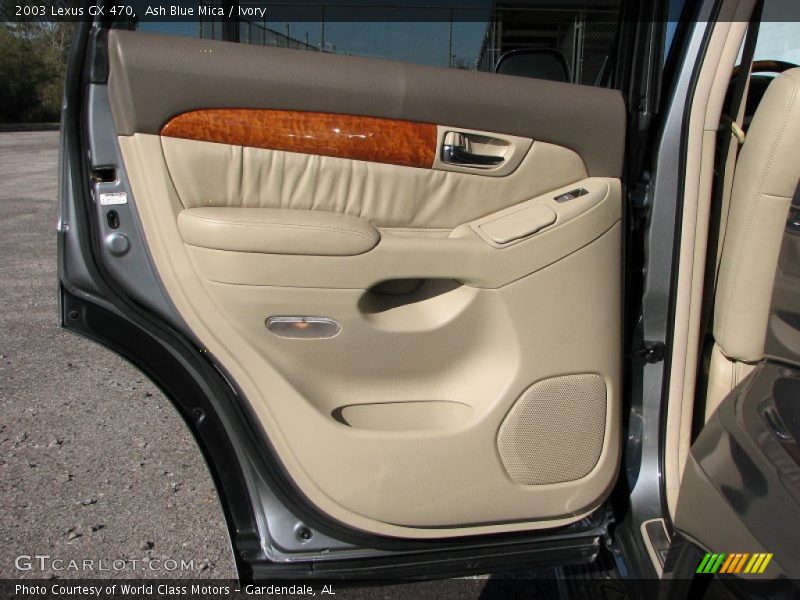 Ash Blue Mica / Ivory 2003 Lexus GX 470