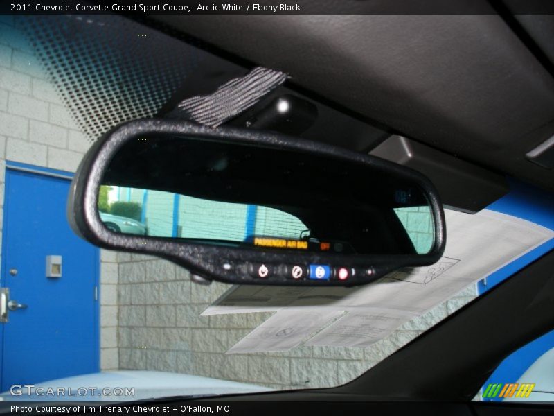 Arctic White / Ebony Black 2011 Chevrolet Corvette Grand Sport Coupe