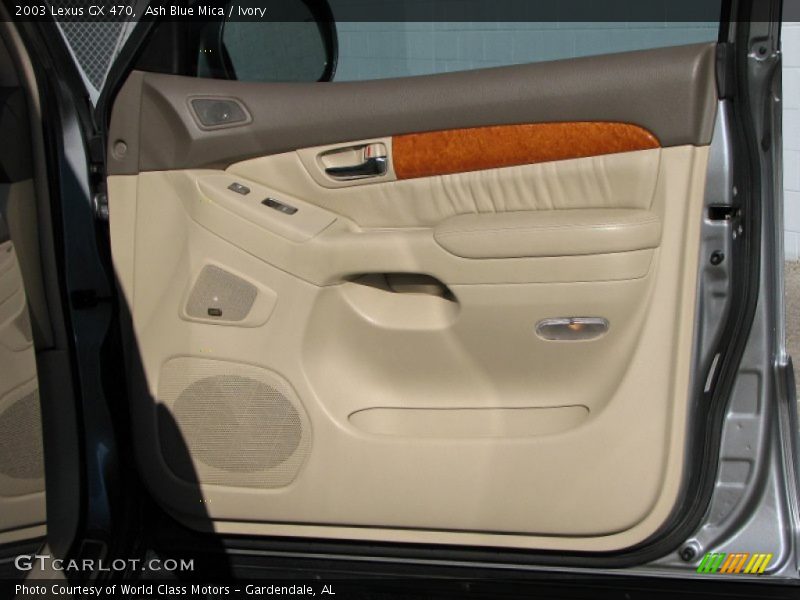 Ash Blue Mica / Ivory 2003 Lexus GX 470