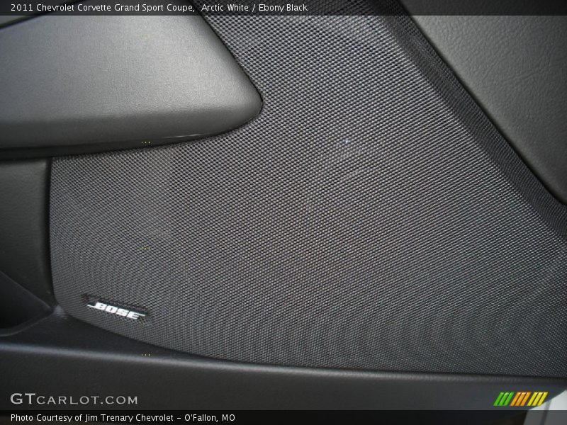 Arctic White / Ebony Black 2011 Chevrolet Corvette Grand Sport Coupe
