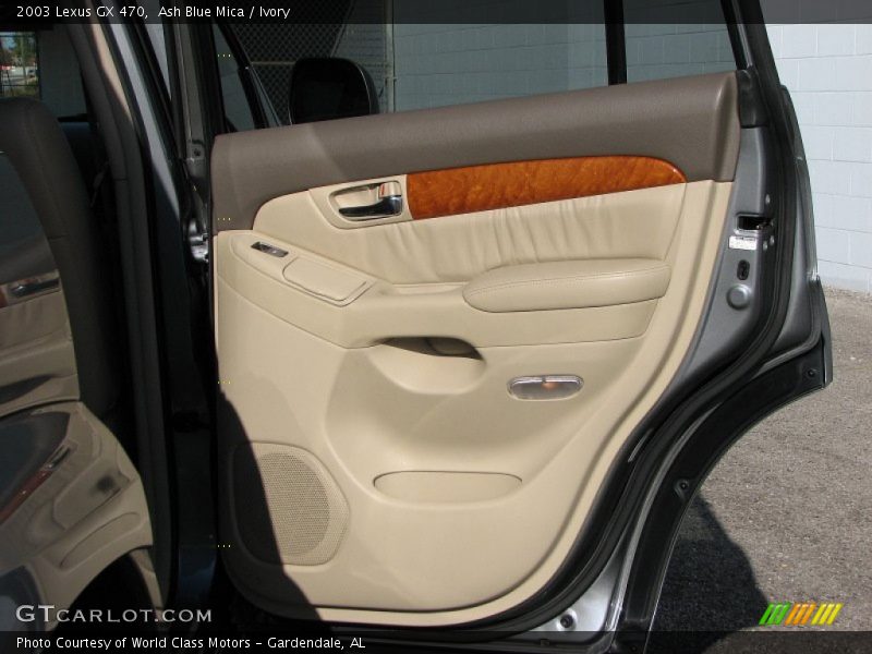 Ash Blue Mica / Ivory 2003 Lexus GX 470