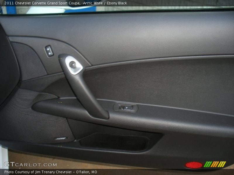 Arctic White / Ebony Black 2011 Chevrolet Corvette Grand Sport Coupe
