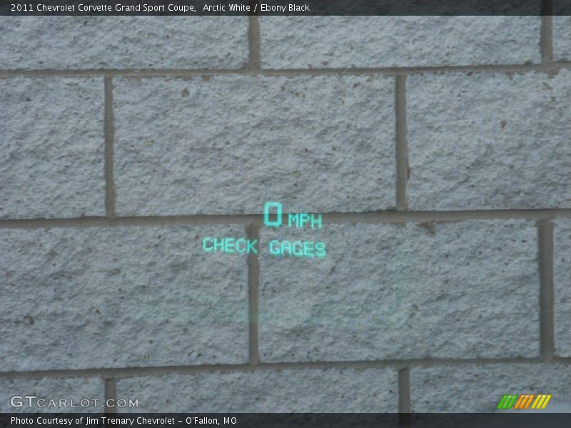 Heads-Up speedometer - 2011 Chevrolet Corvette Grand Sport Coupe