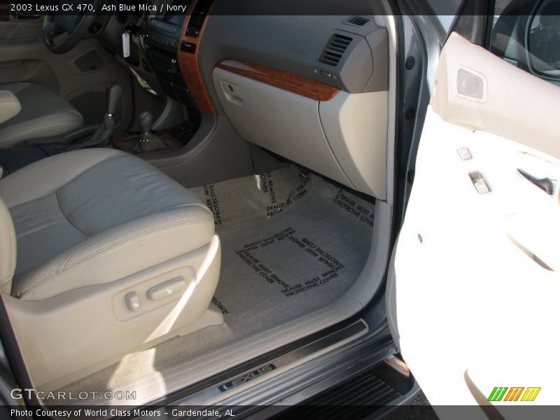 Ash Blue Mica / Ivory 2003 Lexus GX 470