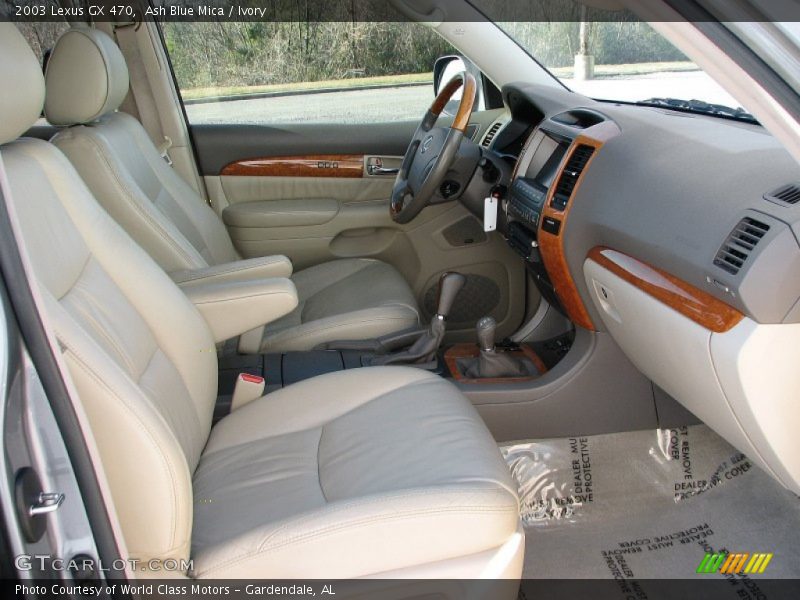 Ash Blue Mica / Ivory 2003 Lexus GX 470