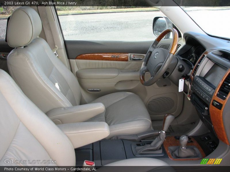 Ash Blue Mica / Ivory 2003 Lexus GX 470