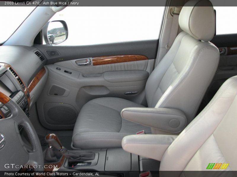 Ash Blue Mica / Ivory 2003 Lexus GX 470