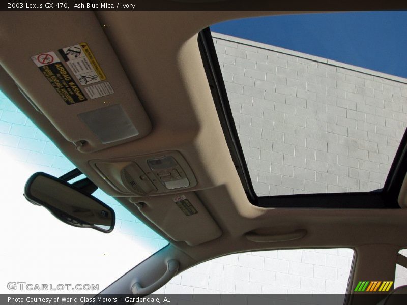 Ash Blue Mica / Ivory 2003 Lexus GX 470