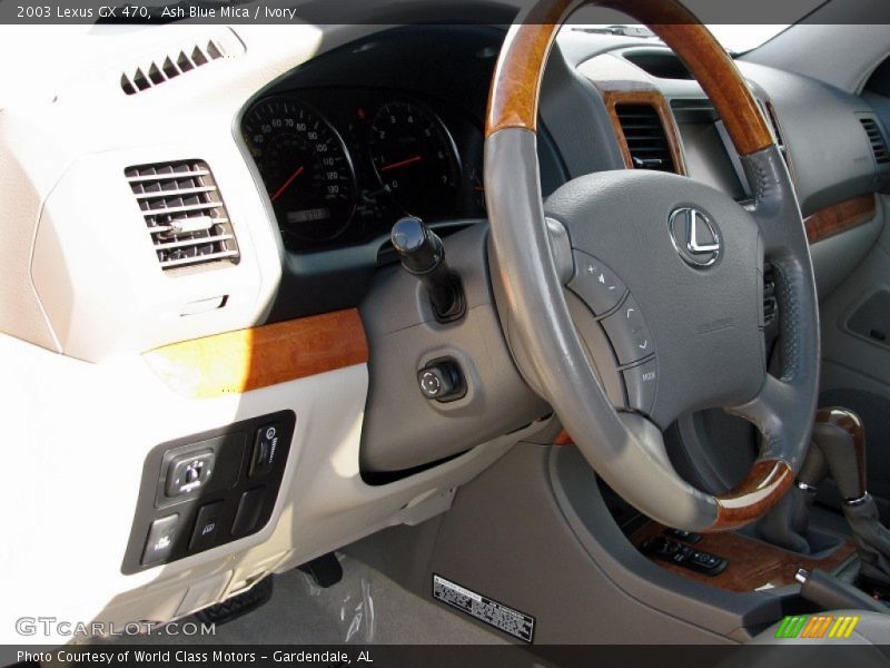 Ash Blue Mica / Ivory 2003 Lexus GX 470