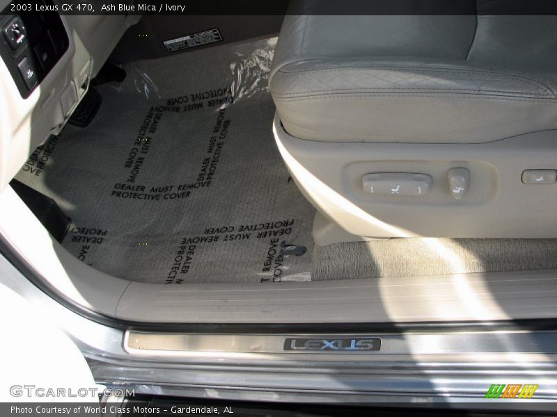 Ash Blue Mica / Ivory 2003 Lexus GX 470