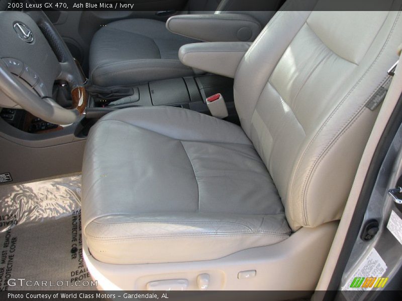 Ash Blue Mica / Ivory 2003 Lexus GX 470