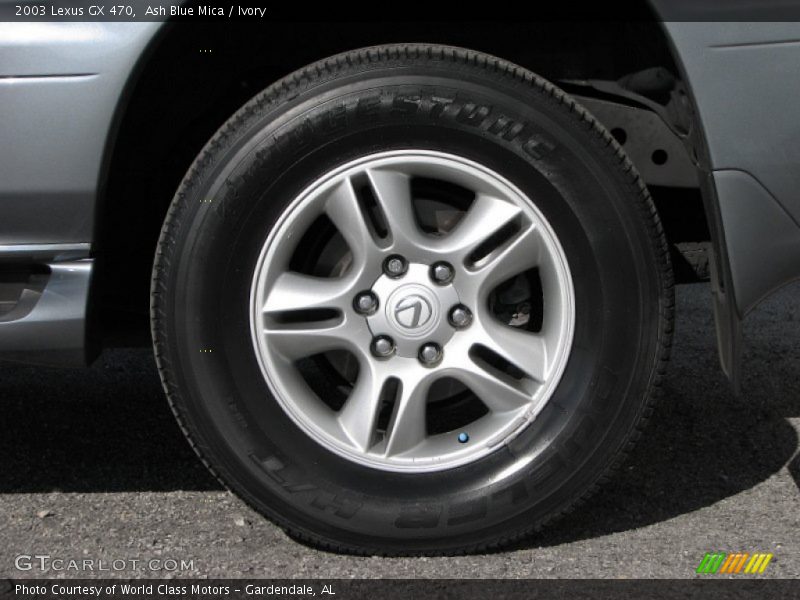Ash Blue Mica / Ivory 2003 Lexus GX 470