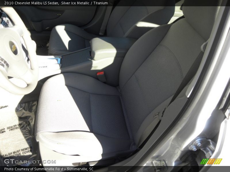 Silver Ice Metallic / Titanium 2010 Chevrolet Malibu LS Sedan