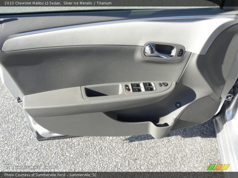 Silver Ice Metallic / Titanium 2010 Chevrolet Malibu LS Sedan