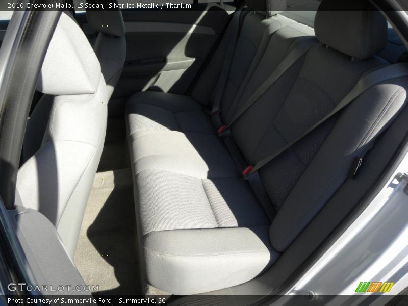 Silver Ice Metallic / Titanium 2010 Chevrolet Malibu LS Sedan