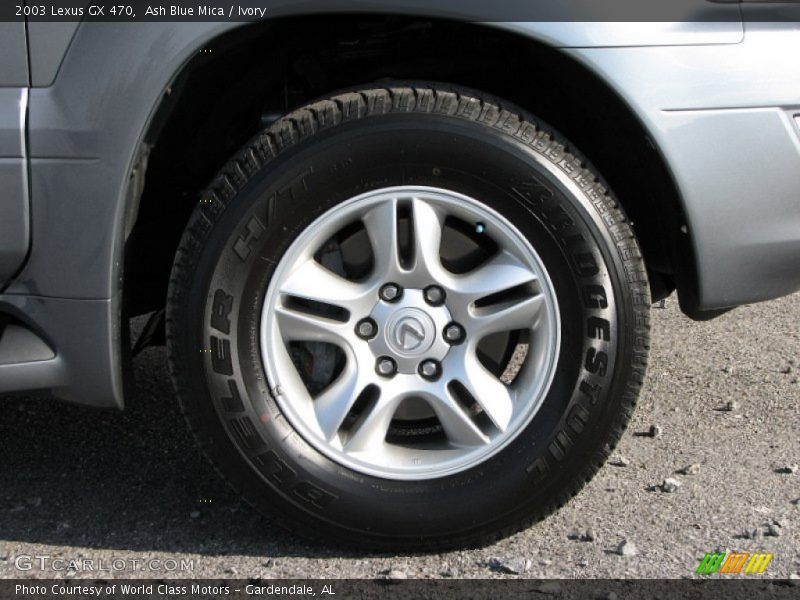 Ash Blue Mica / Ivory 2003 Lexus GX 470