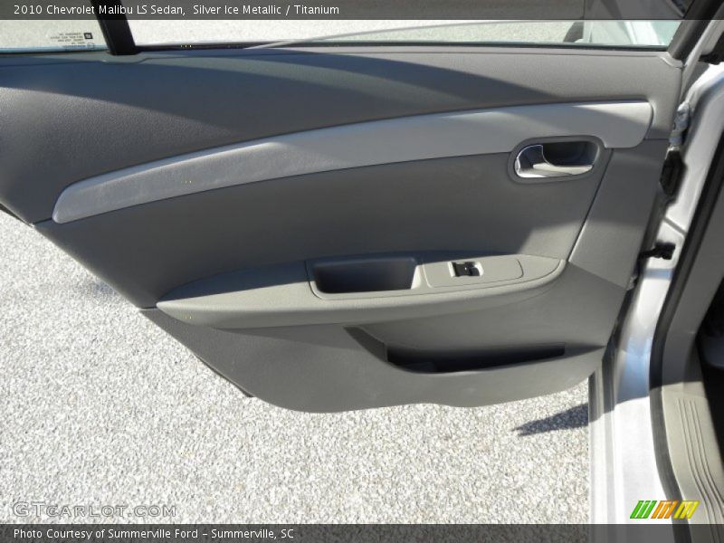Silver Ice Metallic / Titanium 2010 Chevrolet Malibu LS Sedan