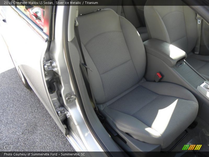 Silver Ice Metallic / Titanium 2010 Chevrolet Malibu LS Sedan