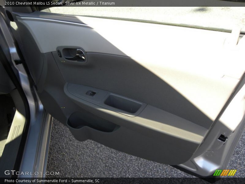Silver Ice Metallic / Titanium 2010 Chevrolet Malibu LS Sedan