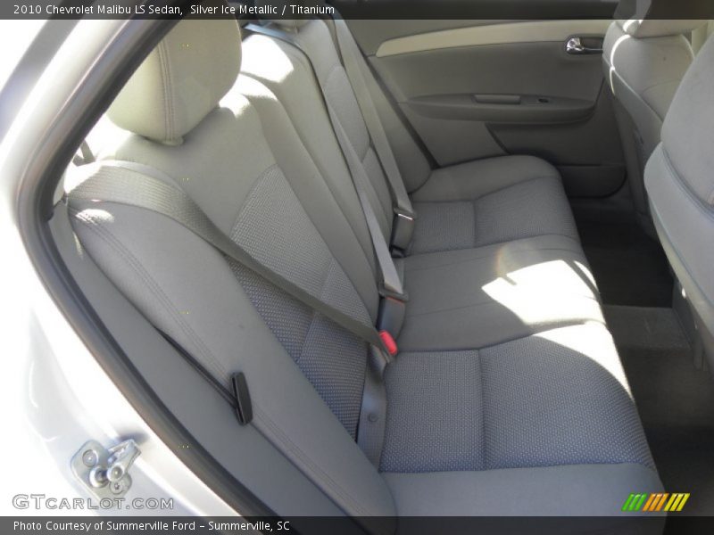 Silver Ice Metallic / Titanium 2010 Chevrolet Malibu LS Sedan