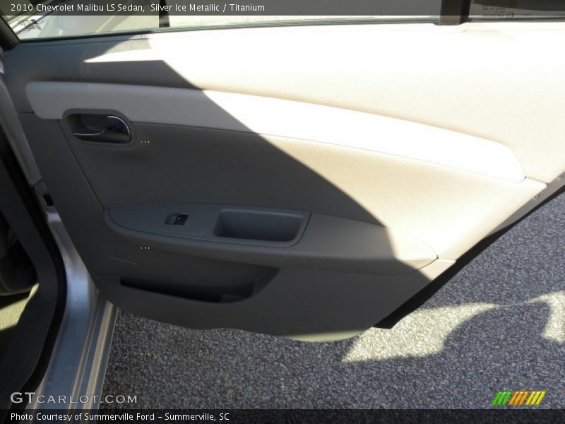 Silver Ice Metallic / Titanium 2010 Chevrolet Malibu LS Sedan