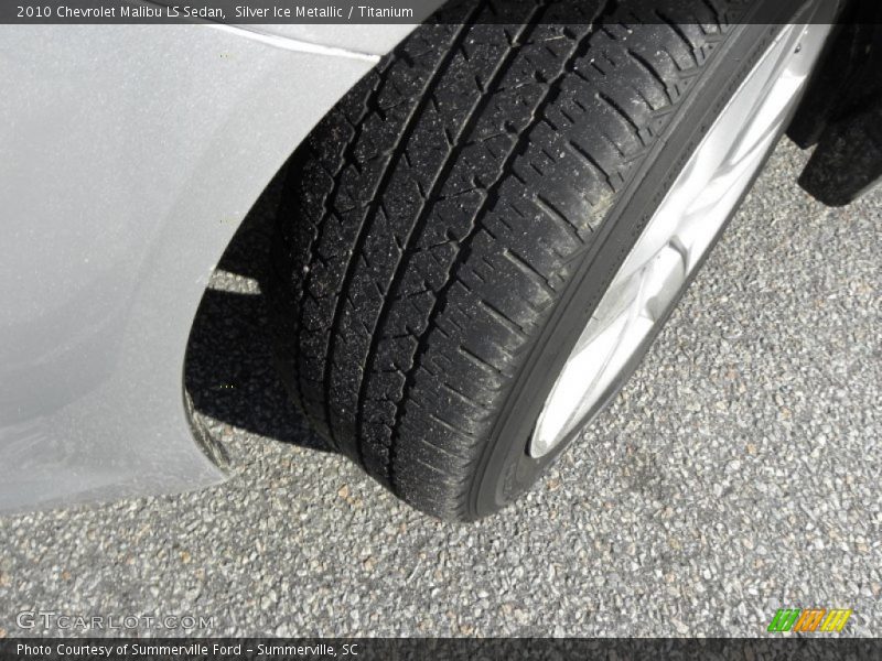 Silver Ice Metallic / Titanium 2010 Chevrolet Malibu LS Sedan