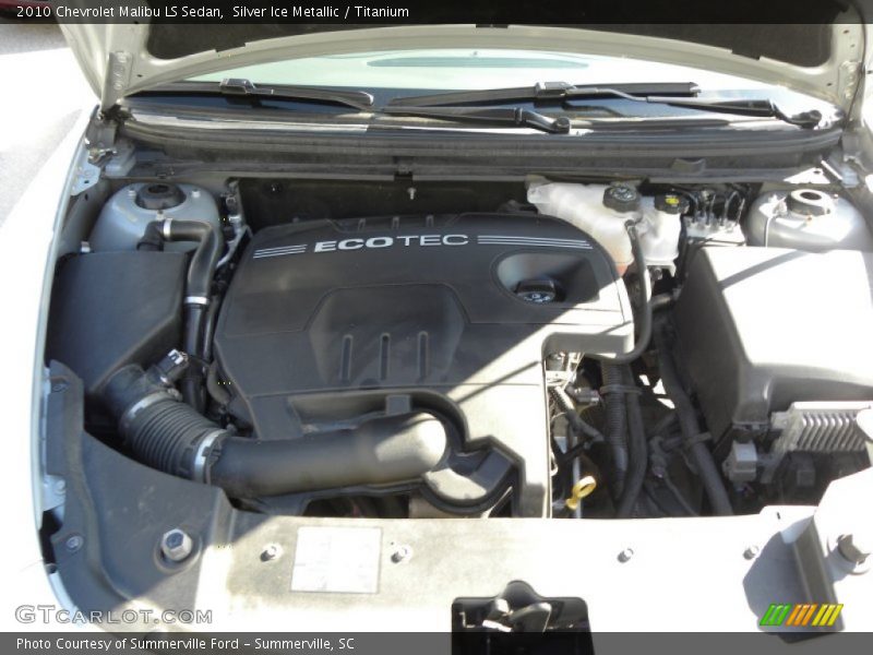 Silver Ice Metallic / Titanium 2010 Chevrolet Malibu LS Sedan