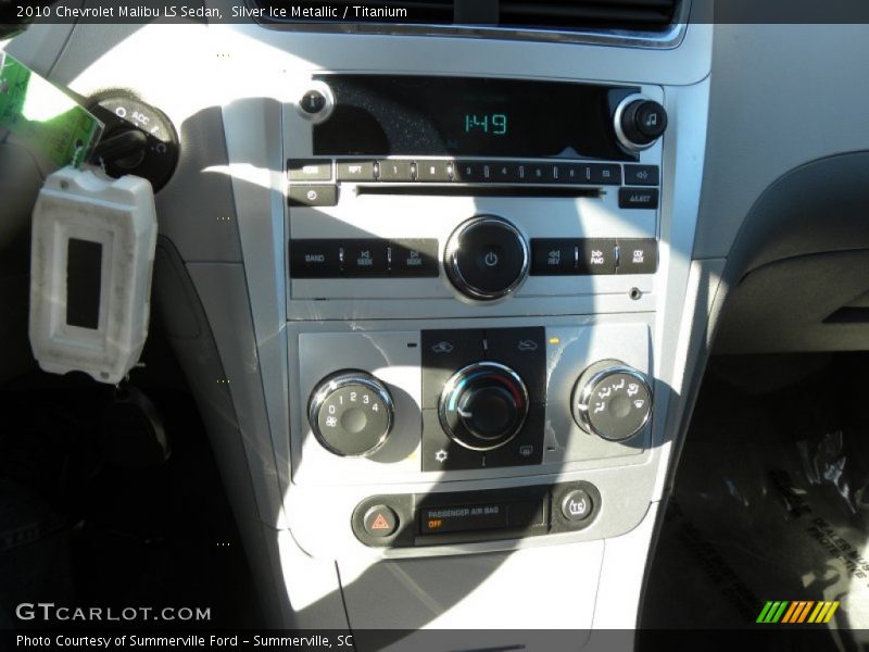 Silver Ice Metallic / Titanium 2010 Chevrolet Malibu LS Sedan