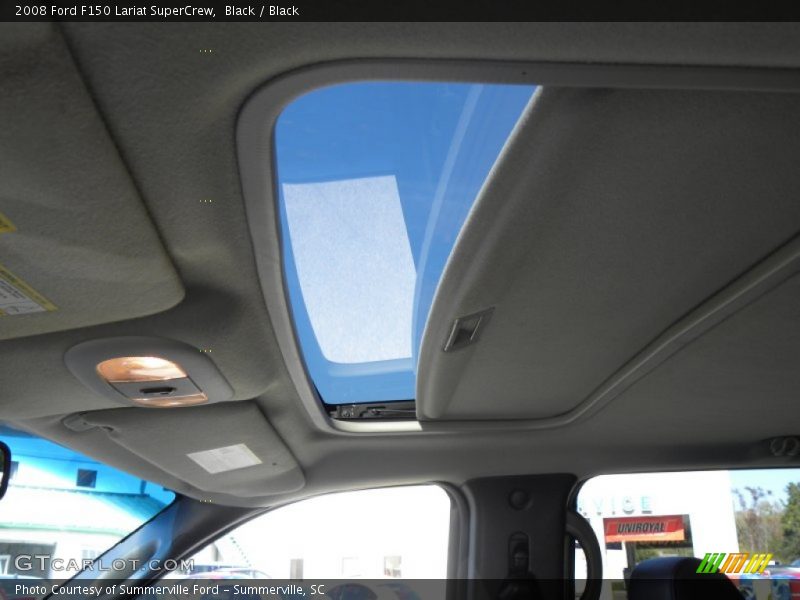 Black / Black 2008 Ford F150 Lariat SuperCrew