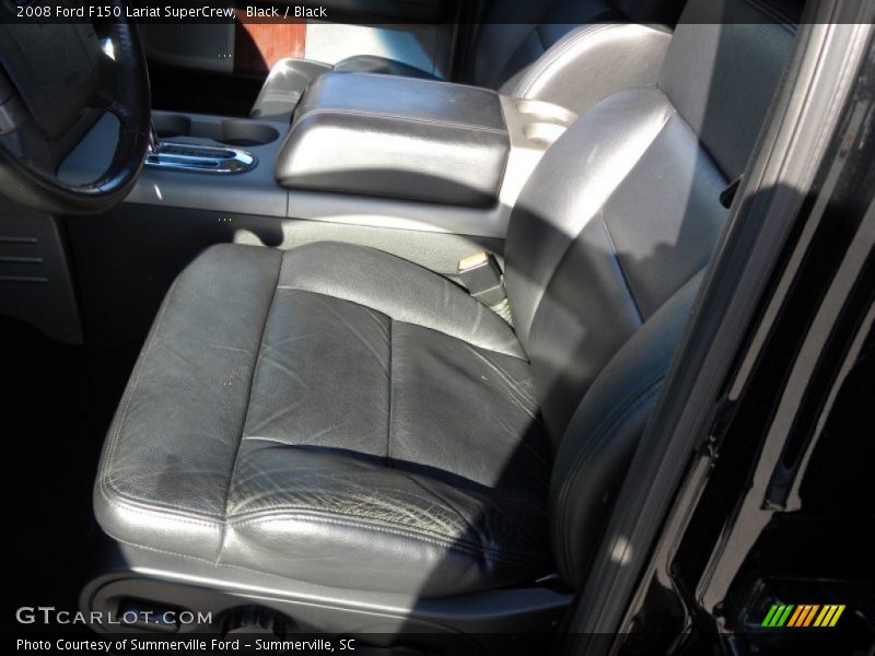 Black / Black 2008 Ford F150 Lariat SuperCrew