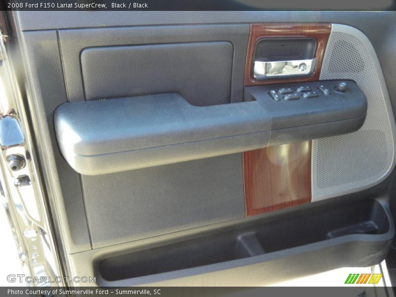Black / Black 2008 Ford F150 Lariat SuperCrew