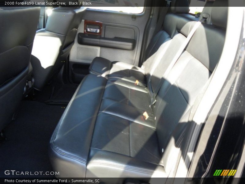 Black / Black 2008 Ford F150 Lariat SuperCrew