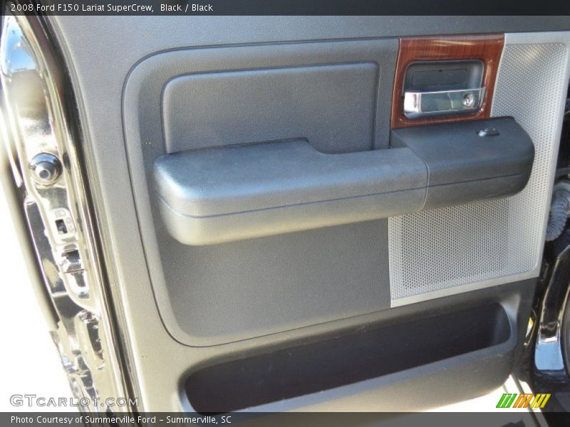 Black / Black 2008 Ford F150 Lariat SuperCrew