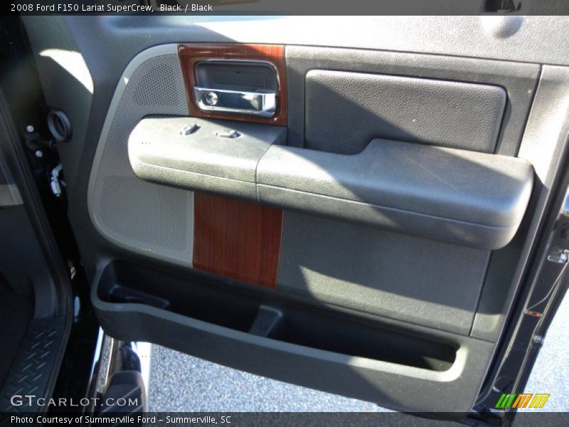 Black / Black 2008 Ford F150 Lariat SuperCrew