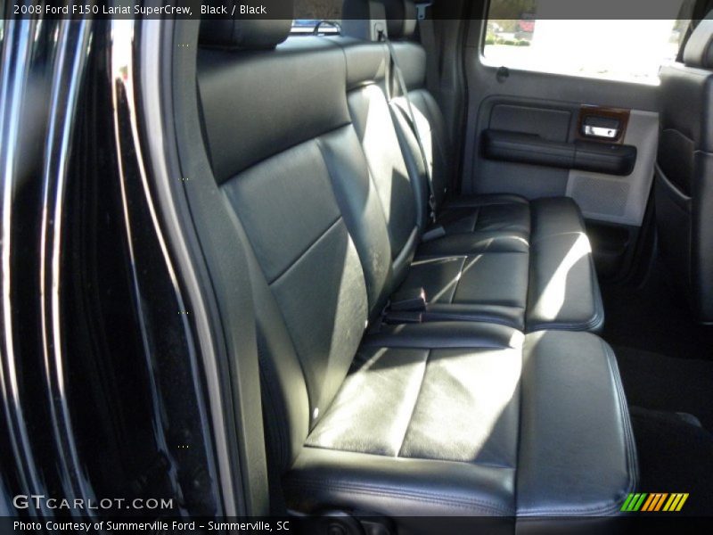 Black / Black 2008 Ford F150 Lariat SuperCrew