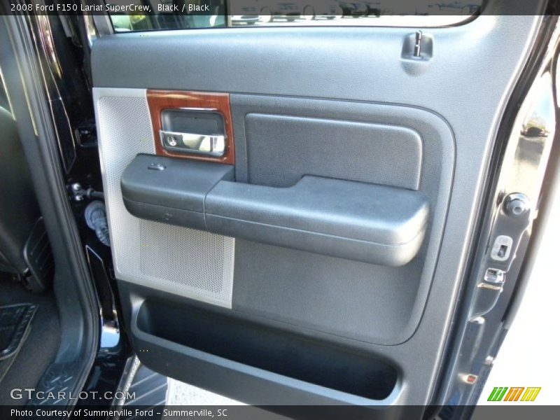 Black / Black 2008 Ford F150 Lariat SuperCrew