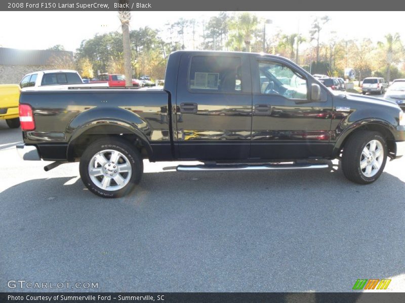 Black / Black 2008 Ford F150 Lariat SuperCrew