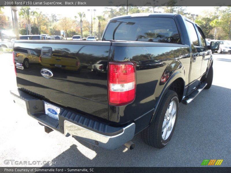 Black / Black 2008 Ford F150 Lariat SuperCrew