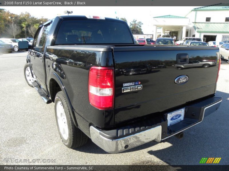 Black / Black 2008 Ford F150 Lariat SuperCrew