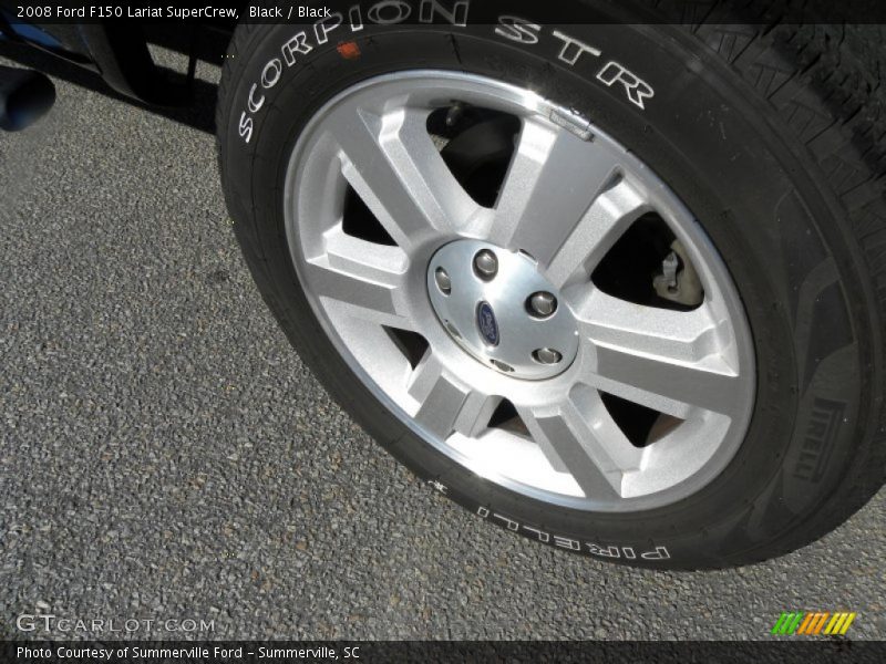 Black / Black 2008 Ford F150 Lariat SuperCrew