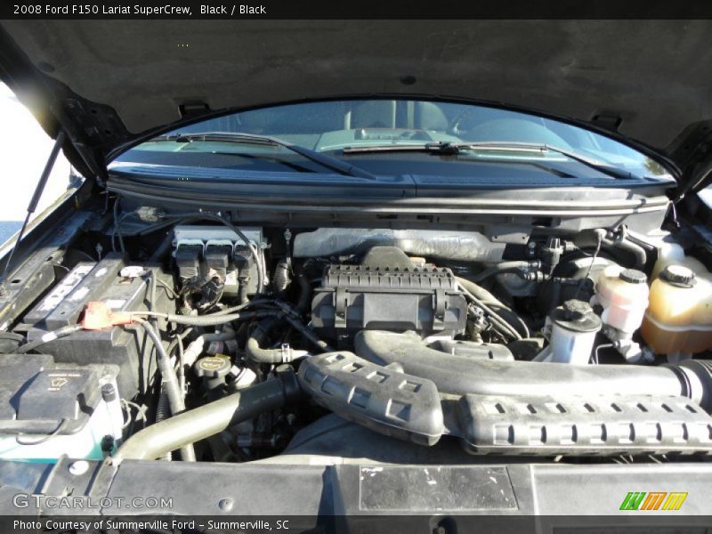 Black / Black 2008 Ford F150 Lariat SuperCrew