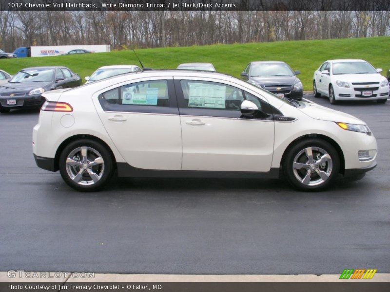 White Diamond Tricoat / Jet Black/Dark Accents 2012 Chevrolet Volt Hatchback