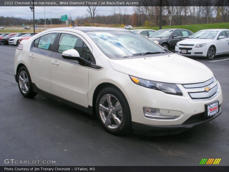 White Diamond Tricoat / Jet Black/Dark Accents 2012 Chevrolet Volt Hatchback