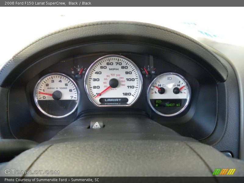 Black / Black 2008 Ford F150 Lariat SuperCrew