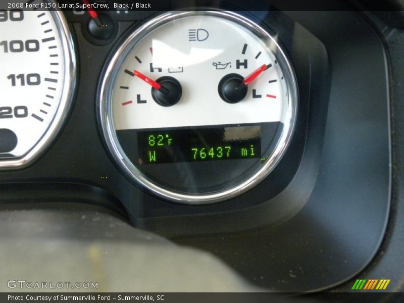 Black / Black 2008 Ford F150 Lariat SuperCrew
