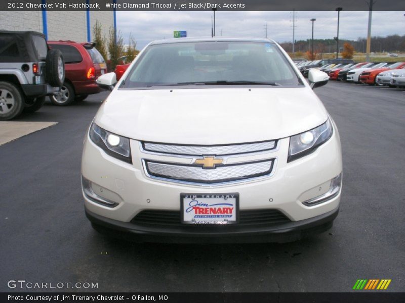 White Diamond Tricoat / Jet Black/Dark Accents 2012 Chevrolet Volt Hatchback