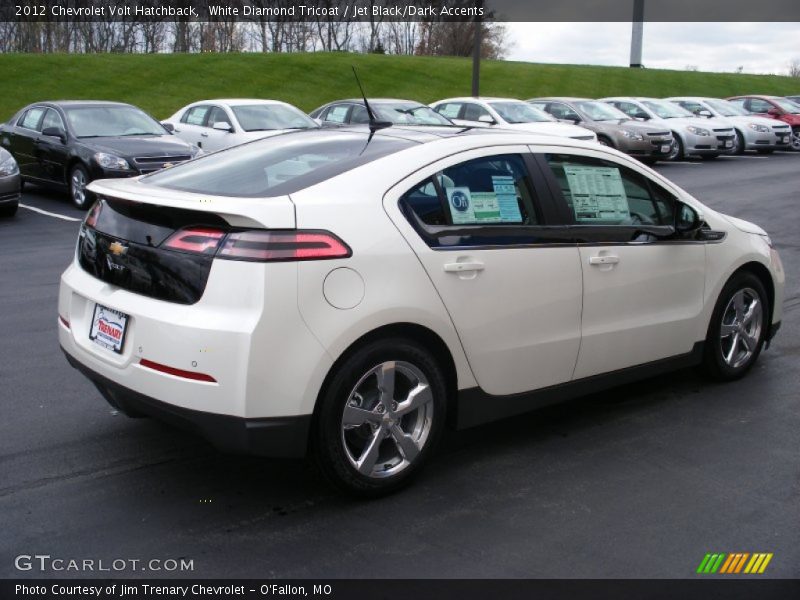 White Diamond Tricoat / Jet Black/Dark Accents 2012 Chevrolet Volt Hatchback