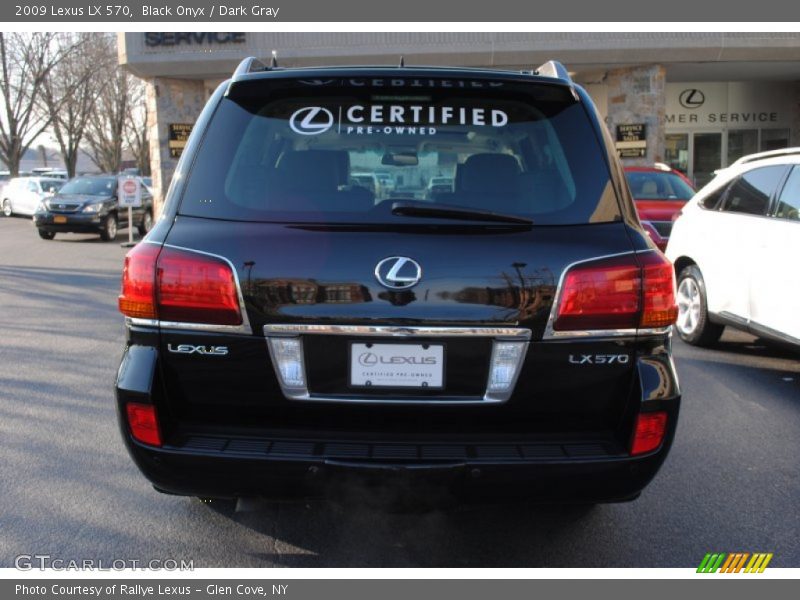 Black Onyx / Dark Gray 2009 Lexus LX 570