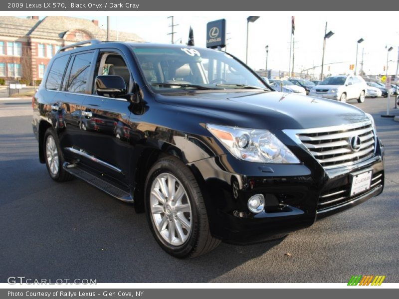 Black Onyx / Dark Gray 2009 Lexus LX 570