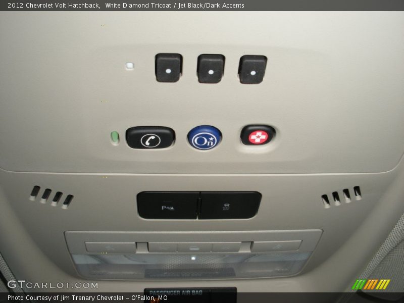 White Diamond Tricoat / Jet Black/Dark Accents 2012 Chevrolet Volt Hatchback